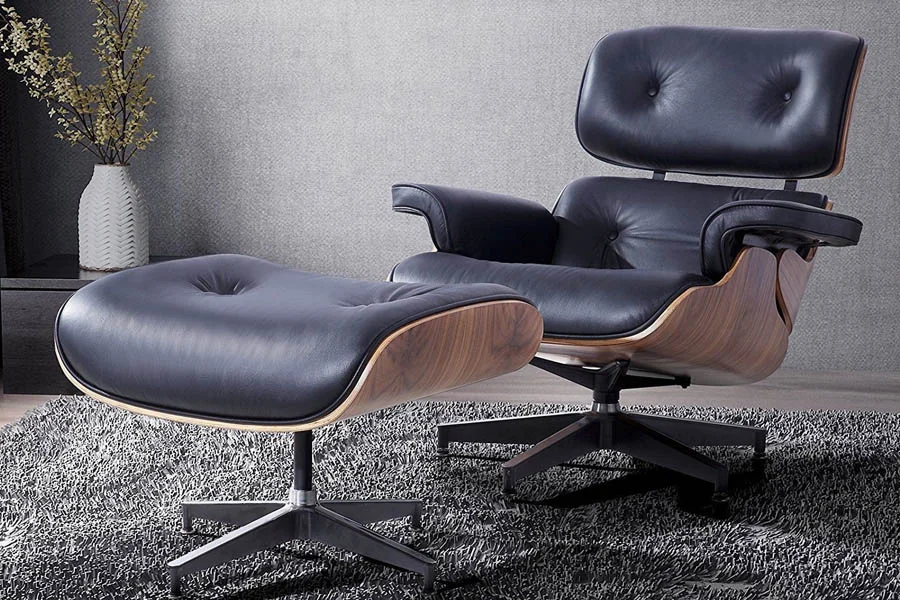 Ergonomic Lounge Chair Set 