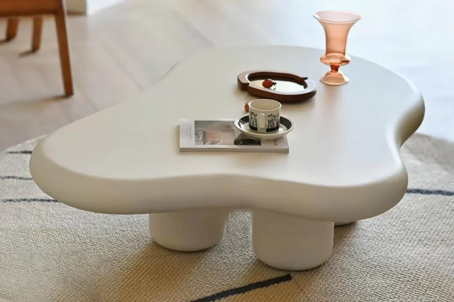 Elegant Cloud-Inspired Tea Table